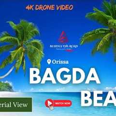 Bagda Beach Stunning Aerial View | ASMR | Odisha's Hidden Gem | 4K Drone Video #DJI Besides the Road