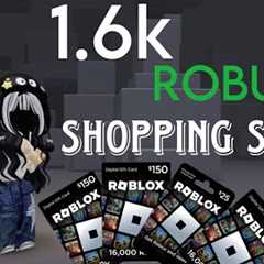 💵🛍️1.6K ROBUX SHOPPING SPREE🛍️💵