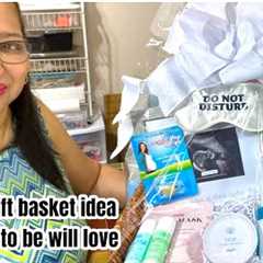 Diy Gift Basket Idea for Pregnant Women / Mom to Be will love