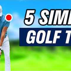 HOW TO PLAY GOLF - Top 5 BEGINNER Golf Tips