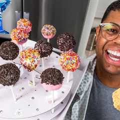 EASIEST Cake Pops with Rice Krispies Treats 🧁🍭 | Problem Solved