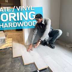 How to Install Laminate or Vinyl Plank Flooring over old Hardwood