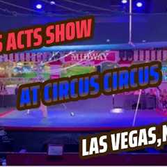 Circus Acts Show At Circus Circus In Las Vegas,Nevada