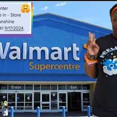 Walmart Supercenter Department Store In - Store Shopping With Sunshine 9/17/2024.