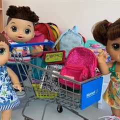 Baby Alive Abby goes back To School Shopping