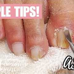 Toenail Cleaning at Home Tutorial ASMR