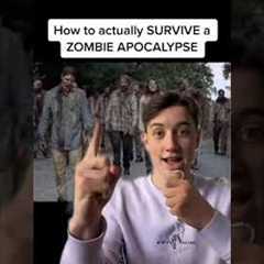 How To Actually Survive A Zombie Apocalypse! #Shorts