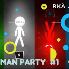 Stickman party 🎉 #stickman #party #rkagames #gaming