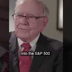 Warren Buffet explains how one could've turned $114 into $400,000 by investing in S&P 500 index.