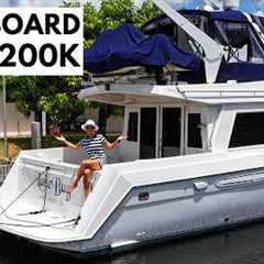 $199,000 Yacht-Home 🤯 1999 Navigator 5300 Power Boat Yacht Tour