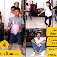 4 Balloon Games | Indoor Games for Kids and Family | Funny Games | Birthday Party Games (2022)