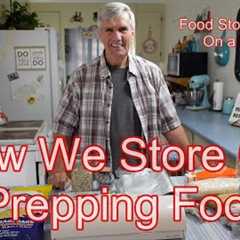 How We Store Our Prepping Food  --  Prepping Food Storage Ideas On A Budget