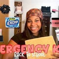 WHAT'S IN MY BACK TO SCHOOL EMERGENCY KIT⭐️| *essential items you need*