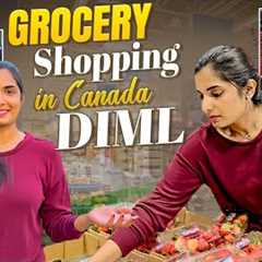 Grocery Shopping in Canada🍅🫑🥒| DIML | Krishna Sri Naidu | Tamada media