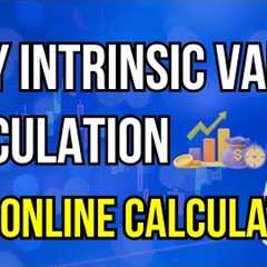 Easy Way to Calculate INTRINSIC VALUE of STOCK / Stock Market Investing for Beginners