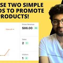 Use these two simple methods to promote JVzoo products!