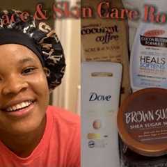 how I prevent acne & get glowy skin (SKINCARE ROUTINE) aesthetic vlog