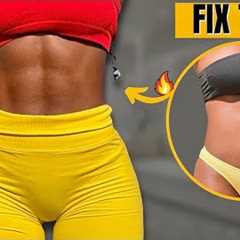 Intense TINY WAIST (Not Wider) Workout | Lose Muffin Top In 10 Days~Flat Stomach & Abs At Home