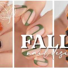 MINIMALIST FALL NAIL ART 🍂 3 Trendy & Fun Nail Art Designs