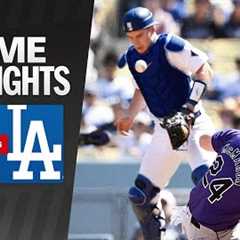 Rockies vs. Dodgers Game Highlights (9/22/24) | MLB Highlights