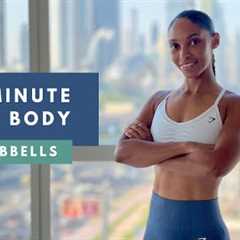 20 min Full Body DUMBBELL Workout (KNEE FRIENDLY & ALL STANDING)