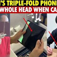 Huawei’s Triple-Fold Phone Is a Joke:  Obscures Entire Head When Calling, Tech May Be Stolen