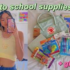 BACK TO SCHOOL SUPPLIES HAUL + GIVEAWAY