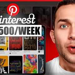 How to ACTUALLY Make Money with Pinterest Affiliate Marketing (FULL TUTORIAL)