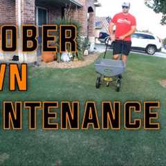 October Bermudagrass Lawn Maintenance in Texas