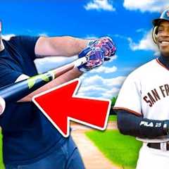 Can I Hit A Home Run With Barry Bonds' Actual Baseball Bat?