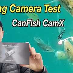 Unique Underwater Fishing Camera - CanFish FishingCamX Test & Review!