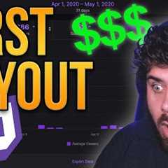 How Much MONEY Do Small Twitch Streamers Make? | My First Twitch Payout!