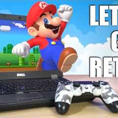 Turning an old laptop into a portable retro games console.