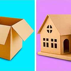 25 INCREDIBLE CARDBOARD CRAFTS TO MAKE AT HOME || Recycling Projects by 5-Minute Decor!