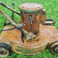 Old Very Rusty Lawn Mower - Restoration