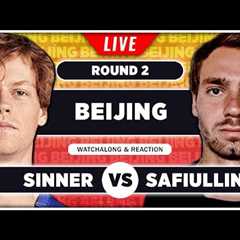 SINNER vs SAFIULLIN ● ATP Beijing 2024 ● LIVE Tennis Watchalong Stream