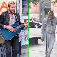 When Celebrities Surprising Street Performers By Joining Them