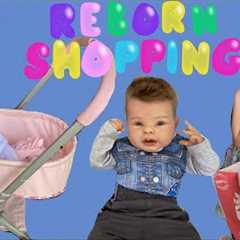 SHOPPING with NEW REBORN for BABY CLOTHES and TOYS!