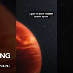 NASA's James Webb Space Telescope discovers giant red planet outside of our solar system #shorts