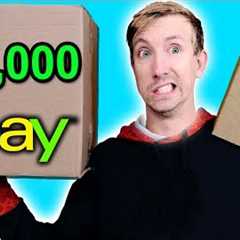 $10 VS $20,000 EBAY MYSTERY BOX Challenge Unboxing Haul! (Penny worth more than Bitcoin?!)