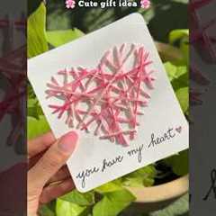 Cute Gift idea🌸 | QuinnsArte | #diy #shorts #giftideas