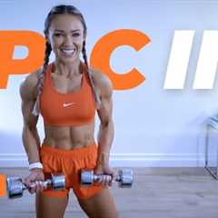 30 Min BLAZING CARDIO HIIT Workout / Dumbbells | EPIC II - Day 26