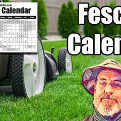 Fescue Lawn Calendar