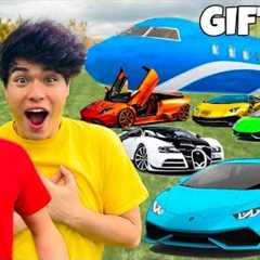 SURPRISING TWIN BROTHER WITH 100 GIFTS IN 24 HOURS!!