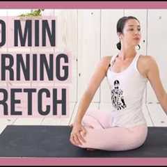 10 min Morning Yoga Stretch for Beginners - Energy Boost Yoga