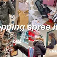 NO BUDGET SHOPPING SPREE!