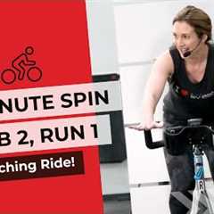 Free 30 Minute Spin Class | Climb 2, Run 1 Indoor Cycling Workout (TOTAL FAT BUSTER!!)