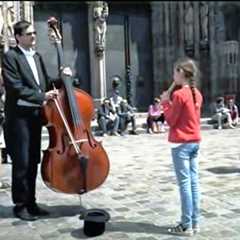 A Little Girl Plays For A Street Musician And Gets The Best Surprise In Return