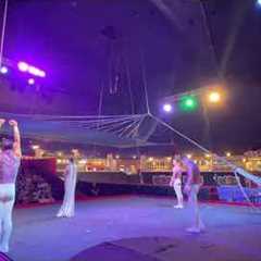 Midway show circus clown / flying trapeze ( circus circus) Las Vegas  2022  ( summer )