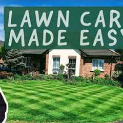 5 SIMPLE steps to a PERFECT lawn - lawn care for beginners